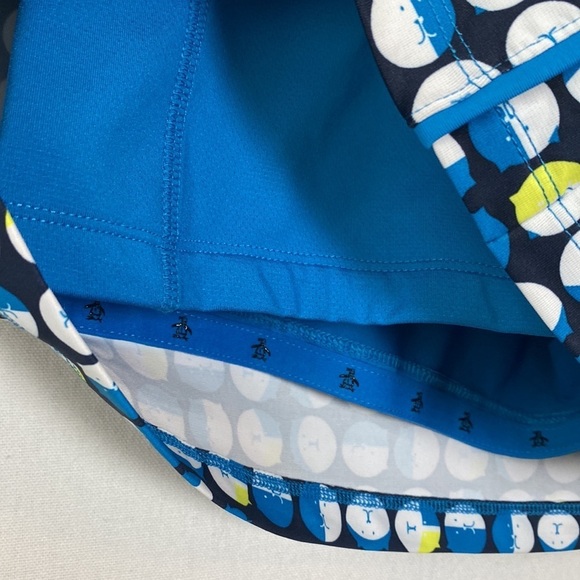 Original Penguin Golf Skort NWT Womens Large Blue Cat Print Lined Active Outdoor - Picture 8 of 17
